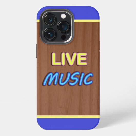 Live-Musik iPhone Hülle (Hinten)