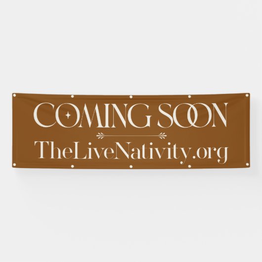 Live Nativity Long Banner (Horizontal)
