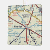 Live Oak Florida Keramikornament (Links)