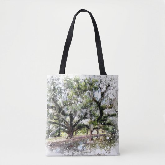 *~* Live Oak New Orleans Living Oaks Art Malerei Tasche (Vorderseite)