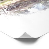 *~* Live Oak New Orleans Living Oaks Kunstmalerei Poster (Ecke)