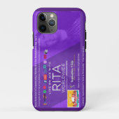 Live On Air mit Rita Phone Case für iPhone 11 Pro (Rückseite)