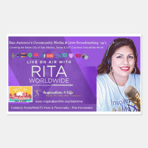 Live on Air mit Rita Sticker