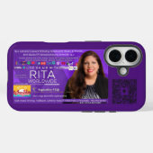 Live On Air with Rita Phone Case for iPhone 16 (Rückseite (Horizontal))