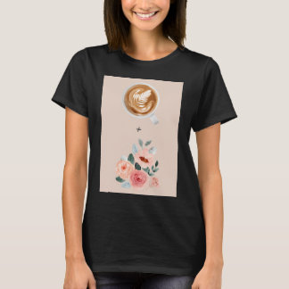 (Live On) Kaffee & Blumen T-Shirt