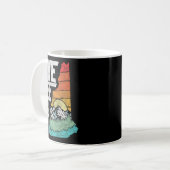 Live Or Die Retro New Hampshire Nature  Kaffeetasse (Vorderseite Links)