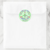 Live Peace Stickers (Tasche)