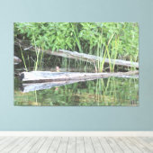 Live Reflektion Leinwanddruck (Insitu (Holzboden))