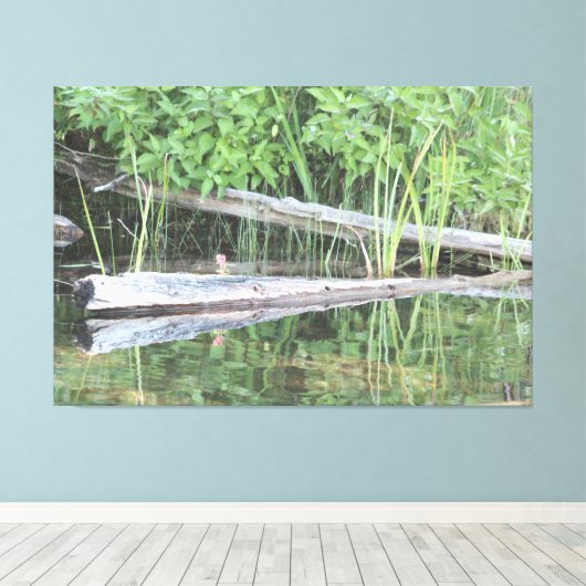 Live Reflektion Leinwanddruck (Insitu (Holzboden))