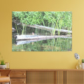 Live Reflektion Leinwanddruck (Insitu (Wohnzimmer))