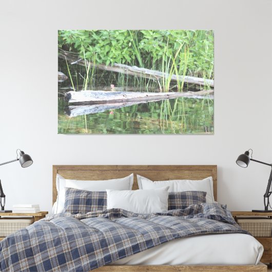 Live Reflektion Leinwanddruck (Insitu (Schlafzimmer))