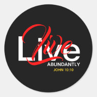 Live reichlich John 10:10 Scripture