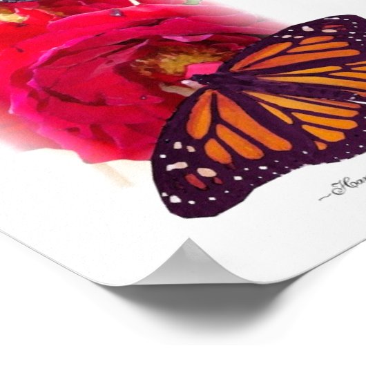 Live Right Poster (Ecke)