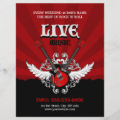 Live Rock Music Concert / Party Flyer (Vorne)