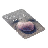 Live Sand Dollar Foto Hallo Beautiful Magnet (Rechte Seite)