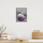 Live Sand Dollar Foto Hallo Schönes Poster (Küche)