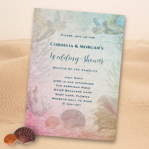 Live Seas Wedding Verlobung Einladung