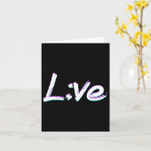 Live Semicolon Suizidprävention Bewusstsein Karte (Gelbe Blume)