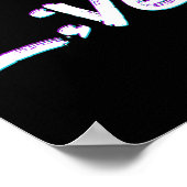 Live Semicolon Suizidprävention Bewusstsein Poster (Ecke)