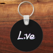 Live Semicolon Suizidprävention Bewusstsein Schlüsselanhänger (Vorderseite)