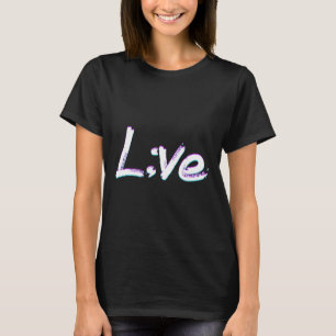 Live Semicolon Suizidprävention Bewusstsein T-Shirt