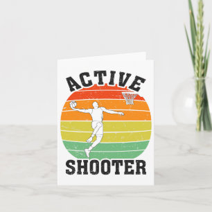 Live Shooter Sketll Player Retro Sketch Lover Vint Karte