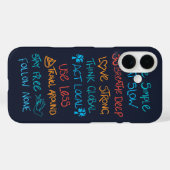Live Simple 2 Case-Mate iPhone Hülle (Rückseite (Horizontal))