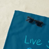 Live Simple 2 Strandtuch (Beispiel)