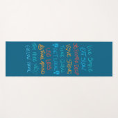 Live Simple 2 Yogamatte (Vorderseite (Horizontal))