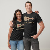 Live Simple One String Guitar Classic T - Shirt (Unisex)