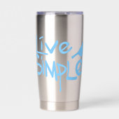 Live Simple Thermobecher (Vorderseite)