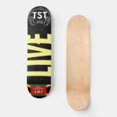 LIVE-Skateboard Skateboard (Vorderseite)
