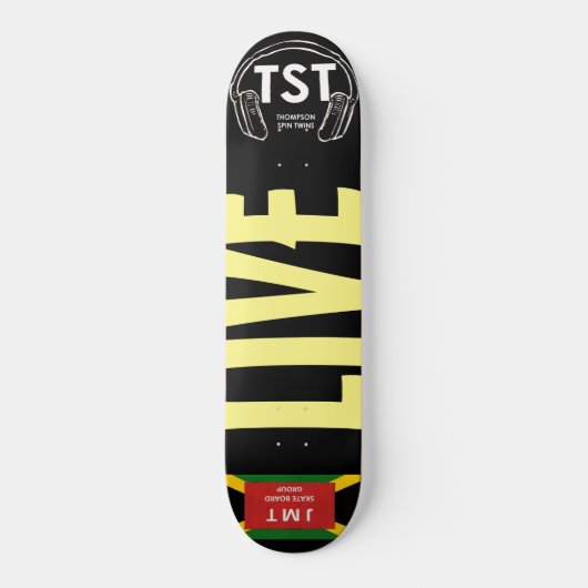 LIVE-Skateboard Skateboard (Vorderseite)