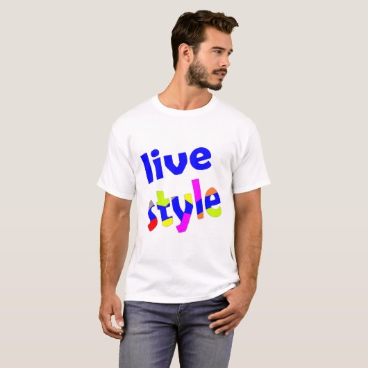 Live-Stil T-Shirt (Vorne ganz)