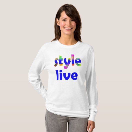 Live-Stil T-Shirt (Vorne ganz)