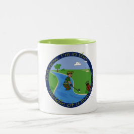 Live-Stream-Golf Zwei-Tone-Kaffee-Tasse Zweifarbige Tasse