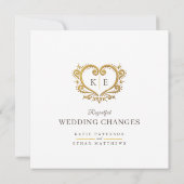 Live Stream Liebe zur Anpassung der Heart Monogram Ankündigung (Rückseite)