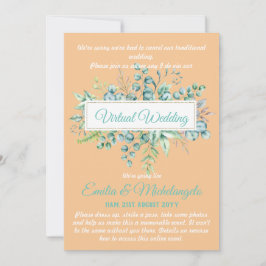 Live-Streaming-Einladungen für Virtual Wedding-Vid