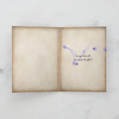 LIVE-Text in Stein gemeißelt Karte (Innenseite)