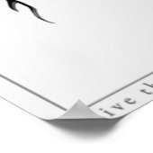 Live the Beat to the Tempo of Creation ~ Drum Art Poster (Ecke)