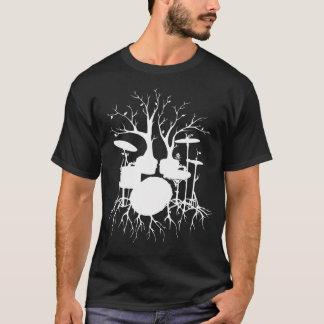 Live the Beat to the Tempo of Creation Drum Art T-Shirt