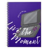 Live the Game: Portable Console Notebook Cover Notizblock (Vorderseite)