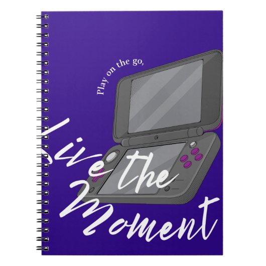 Live the Game: Portable Console Notebook Cover Notizblock (Vorderseite)
