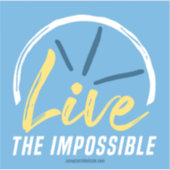 Live the Impossible Aufkleber (Vorderseite)