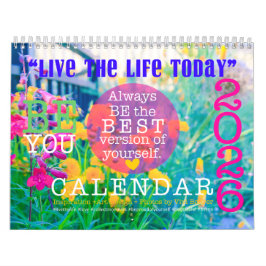 LIVE THE LIFE TODAY :: TWENTY 26 Calendar Kalender