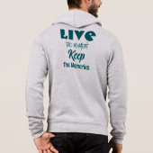 Live the Moment, Behalt der Erinnerungen T - Shirt (Rückseite)