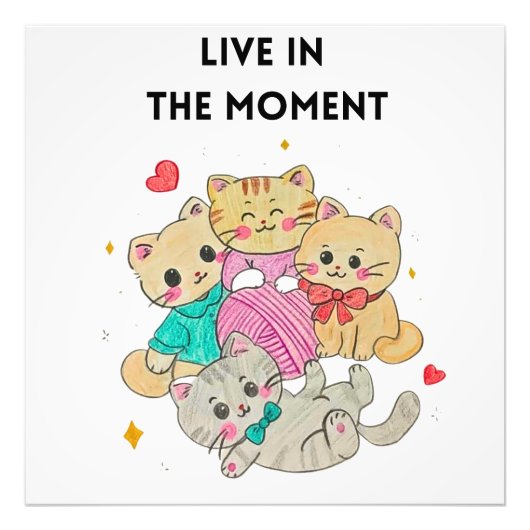 live the moment fotodruck (Vorne)