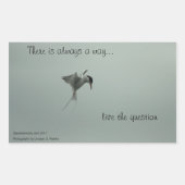 Live the Question Stickers (Vorderseite)