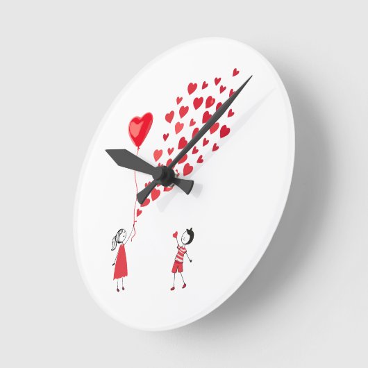 Live theme clock runde wanduhr (Winkel)