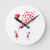 Live theme clock  runde wanduhr (Vorderseite)